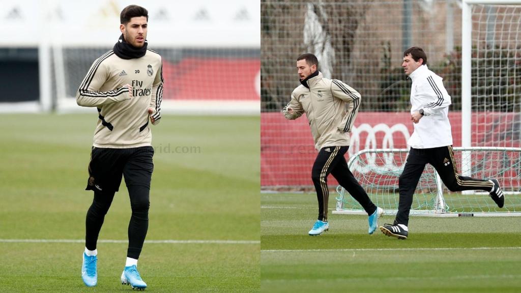 Madrid: Nuevo paso en las recuperaciones de Hazard y Asensio: ya corren en Valdebebas con
