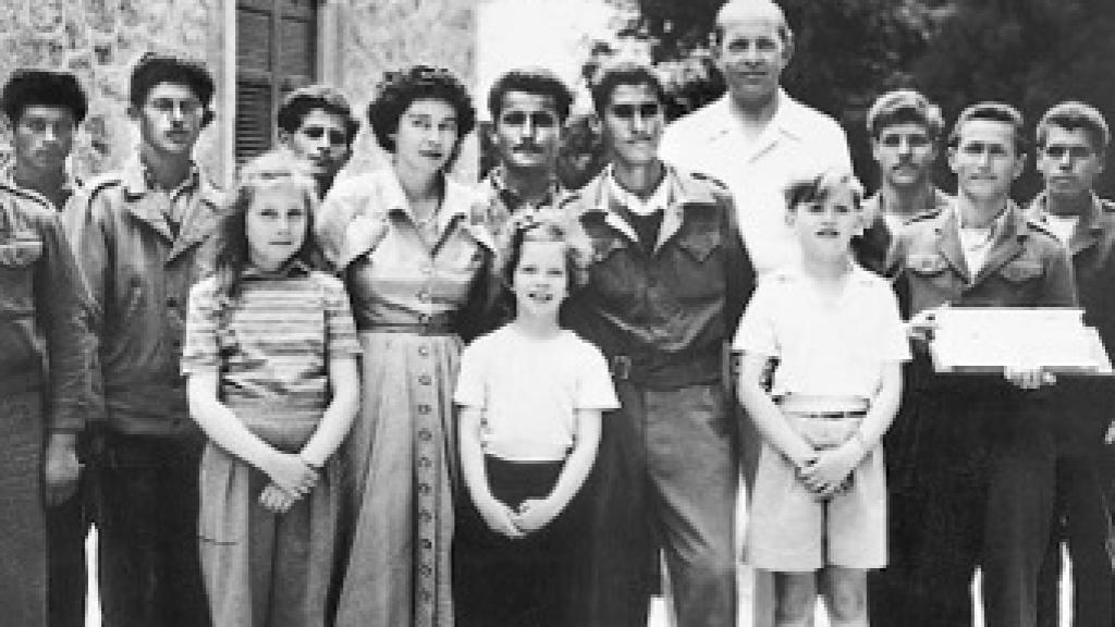 La familia, en 1950.