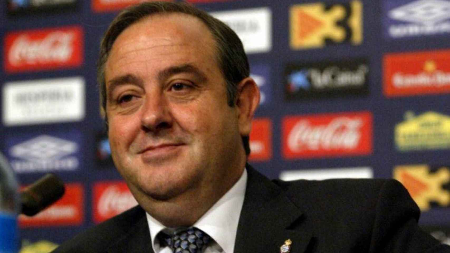 Morlanes en su etapa como vicepresidente del RCD Espanyol