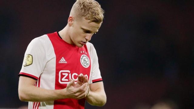 Van de Beek, con el Ajax