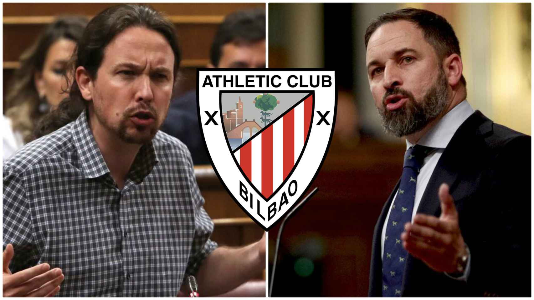 Pablo Iglesias, Santiago Abascal y el Athletic
