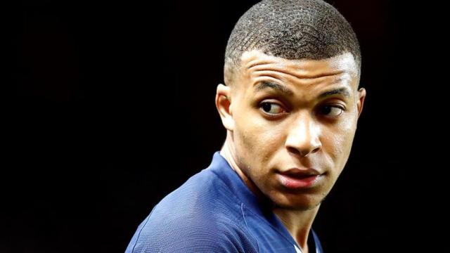 Kylian Mbappé, en un partido del PSG