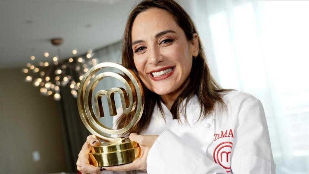 Tamara Falcó, tras proclamarse ganadora del concurso.