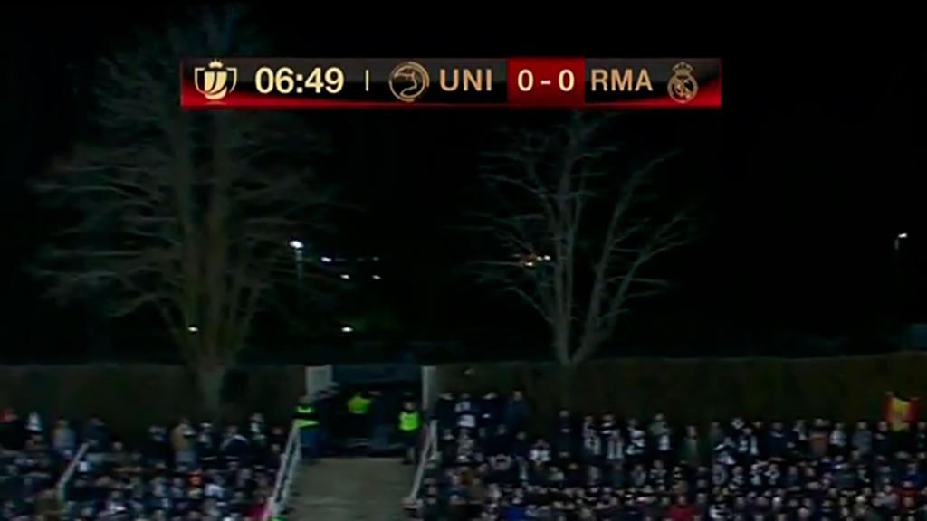 La retransmisión televisiva del Unionistas - Real Madrid arregla el marcador