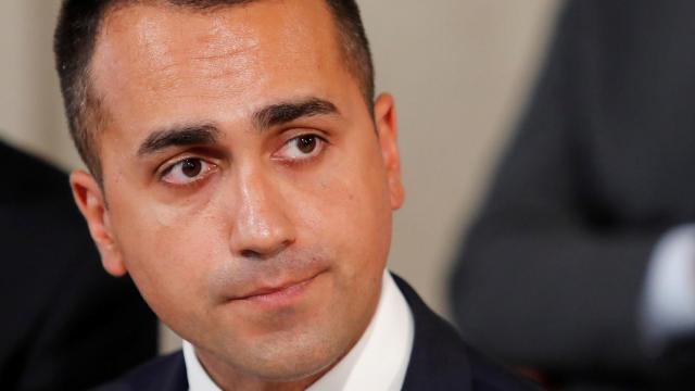 El ministro de exteriores italiano, Luigi Di Maio.