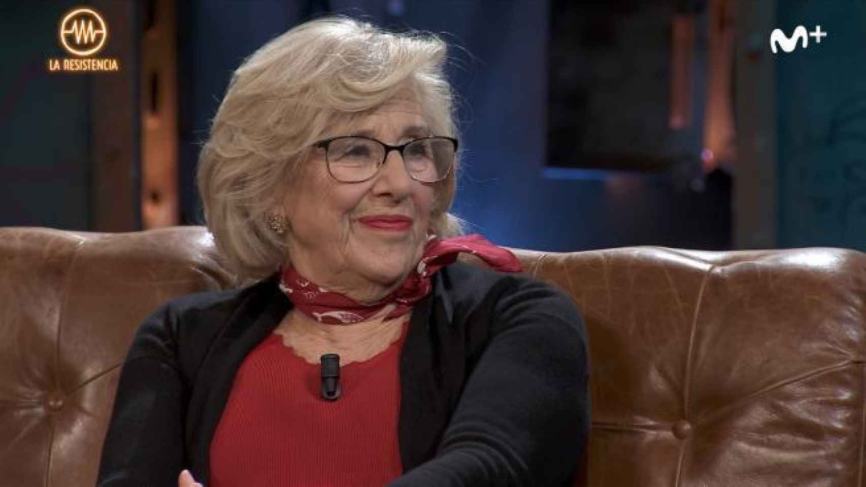 Manuela Carmena contestó a la pregunta sobre el sexo en 'La Resistencia'.