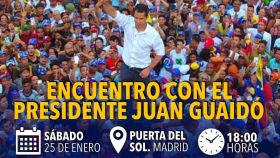 Guaidó se cita el sábado con la diáspora venezolana en Madrid e ignora el plantón de Sánchez