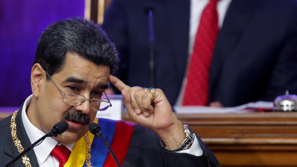 Nicolás Maduro, presidente ilegítimo de Venezuela.