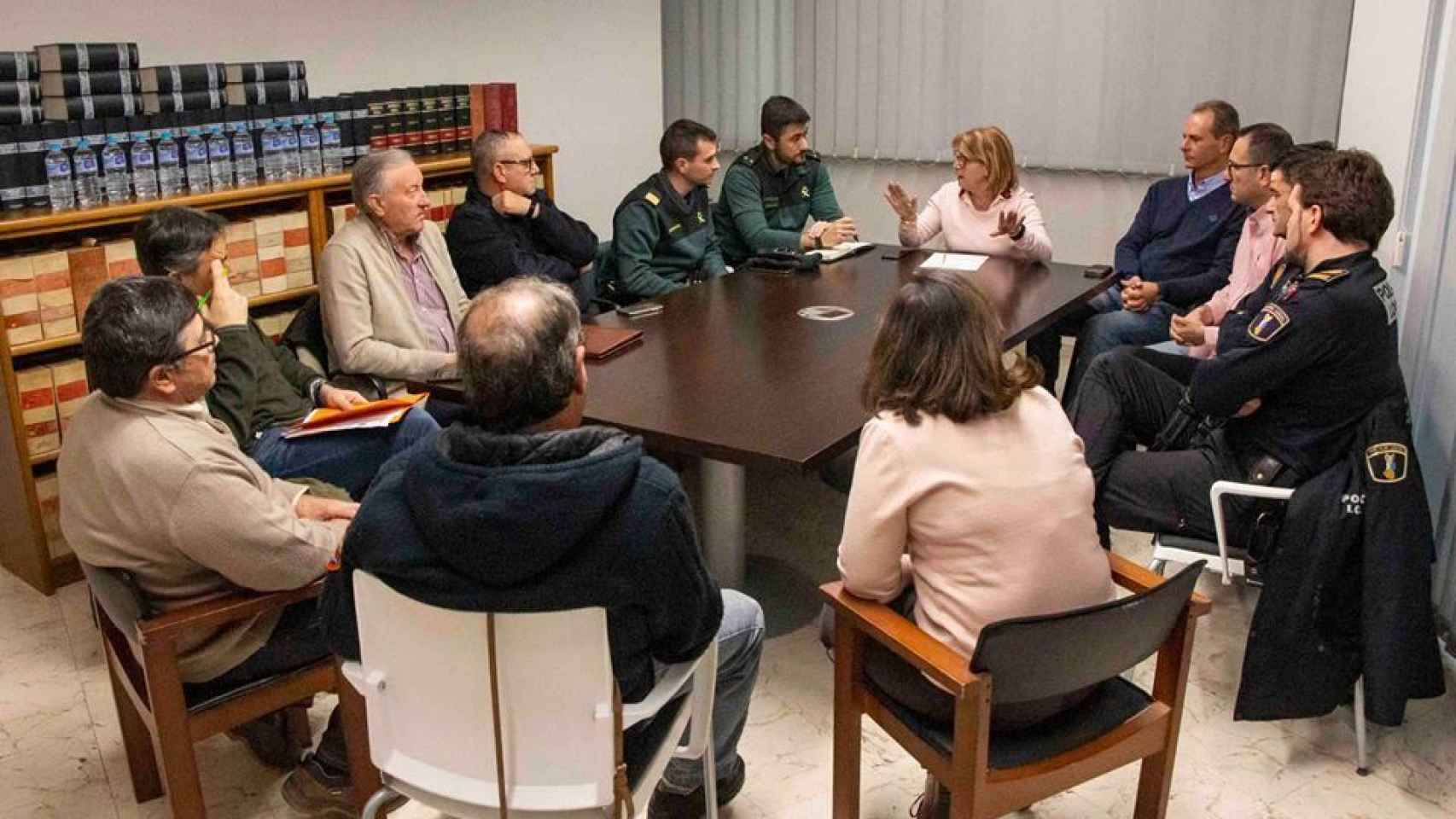 La alcaldesa de Picassent, Concha García, celebró el miércoles una reunión de urgencia con los responsables del sector agrícola para evaluar la situación.
