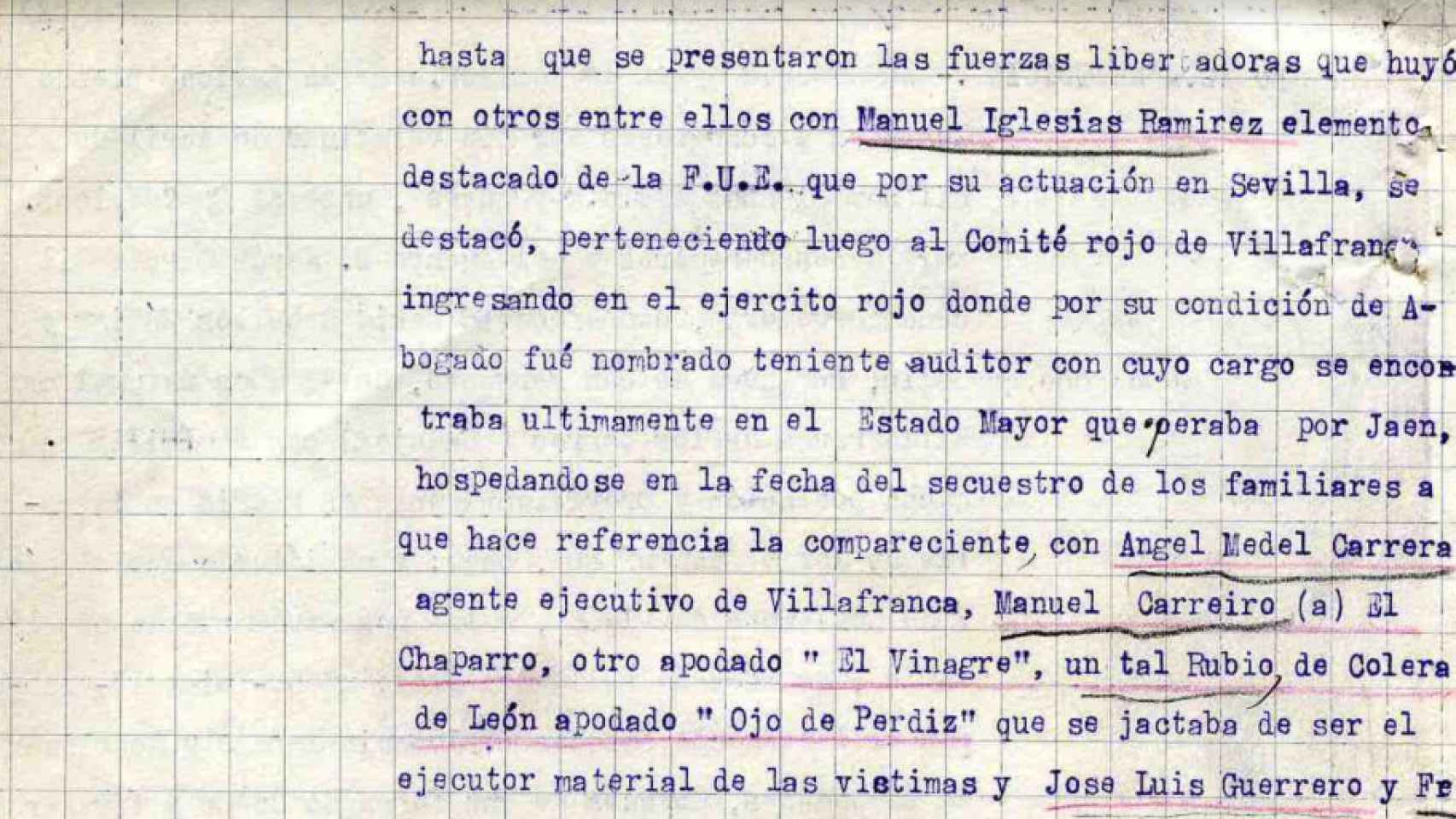 Testimonio de María Ceballos Zúñiga, familiar de los asesinados.
