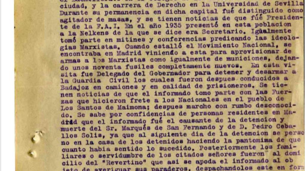 Sobre cuando le acusaron de ordenar la ejecución de los asesinados.