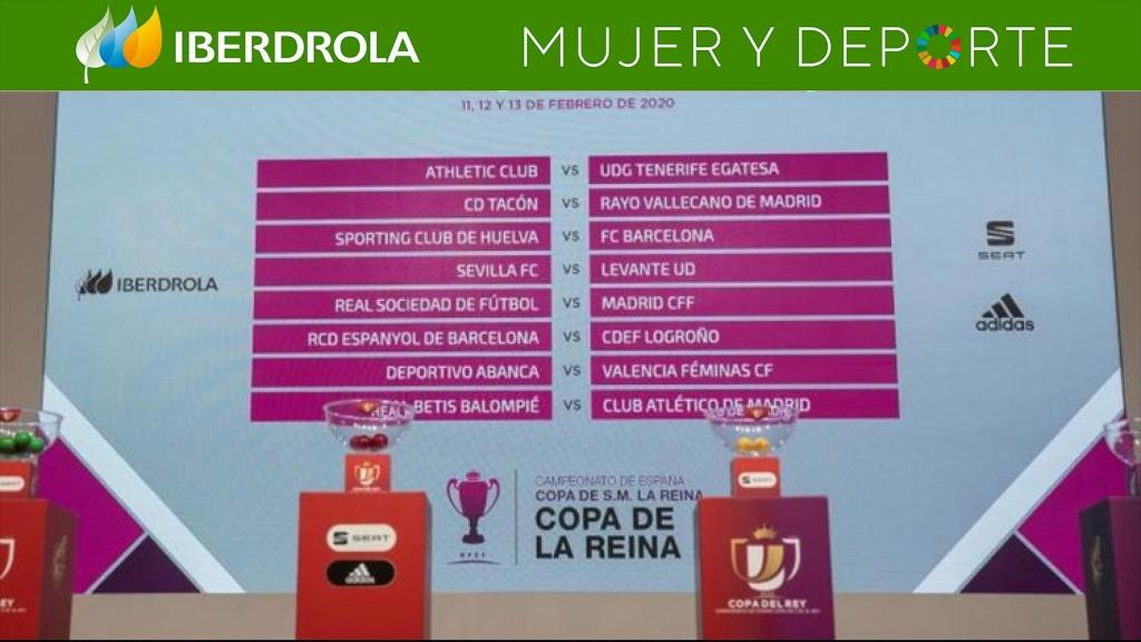 Sorteo de octavos de la Copa de la Reina