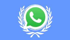 Montaje de la bandera de la ONU con el icono de Whatsapp