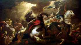 La conversión de San Pablo pintada por Luca Giordano.