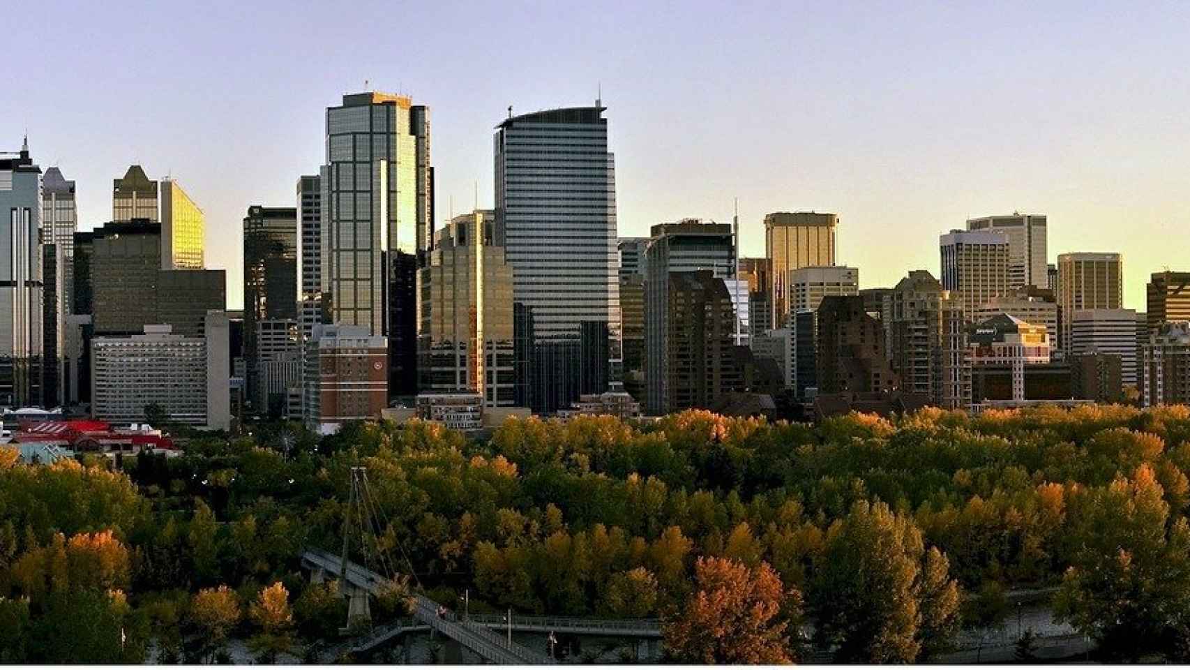 Skyline de Calgary.
