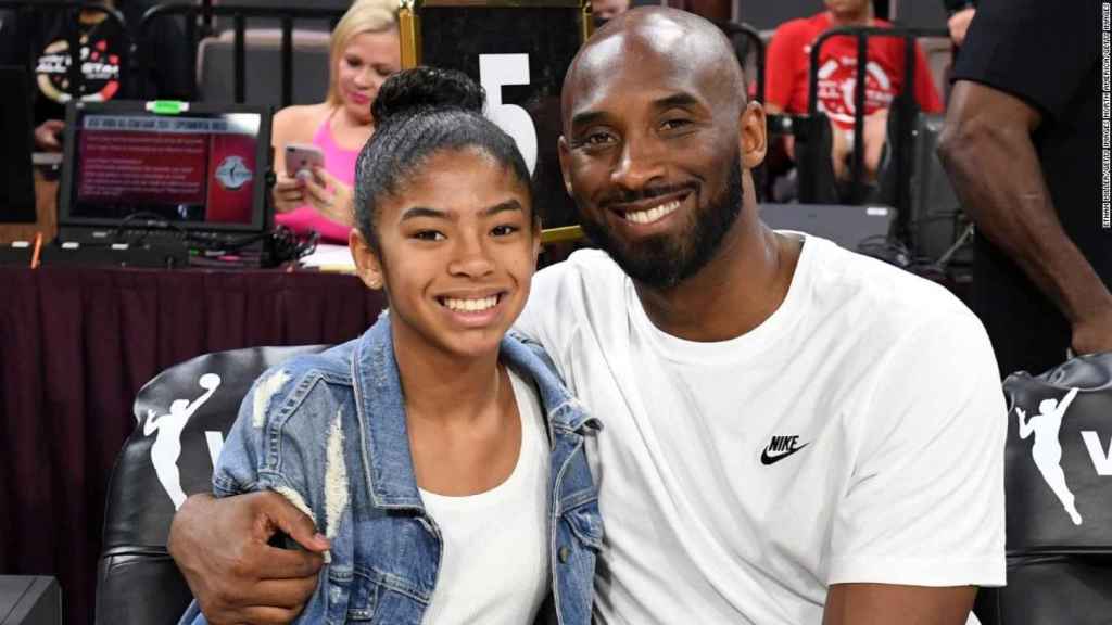 Kobe Bryant junto a su hija Gianna Maria