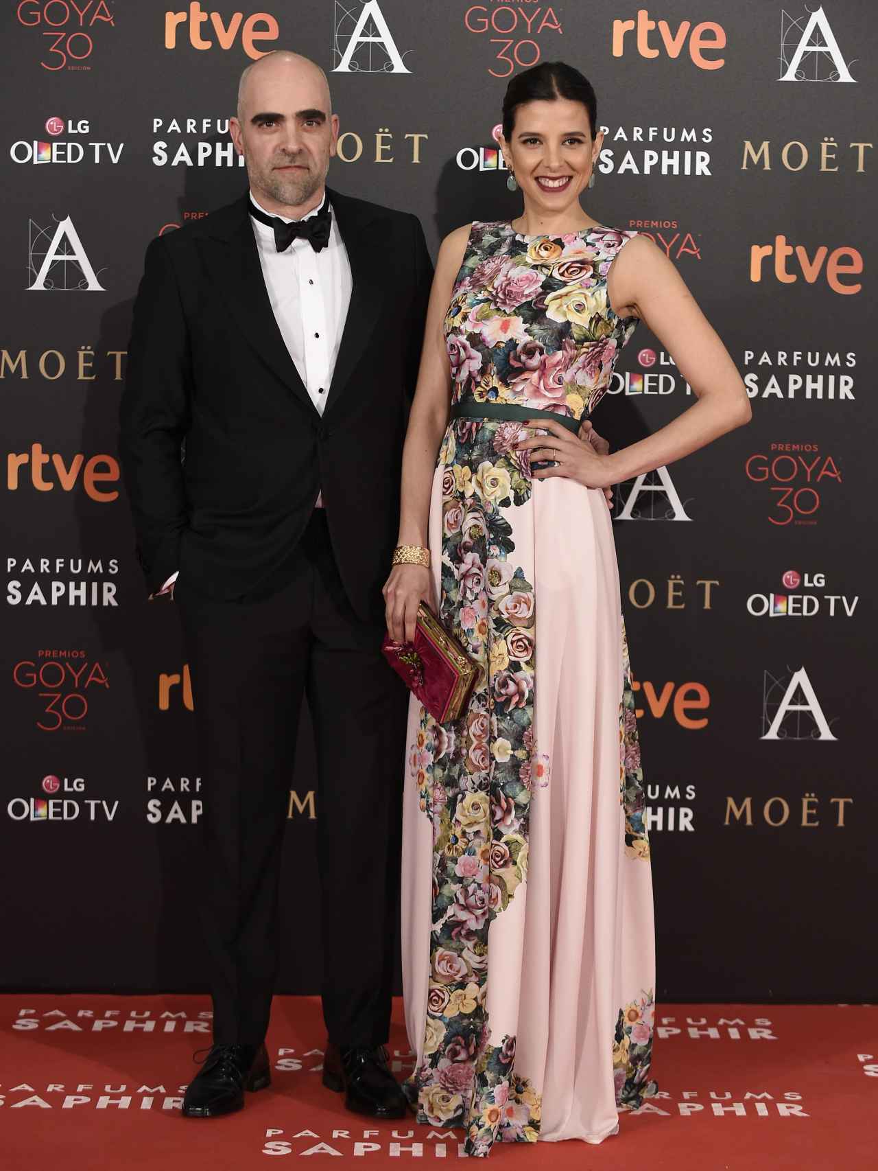 Luis Tosar y María Luisa Mayol, en la gala de los Goya en 2016.