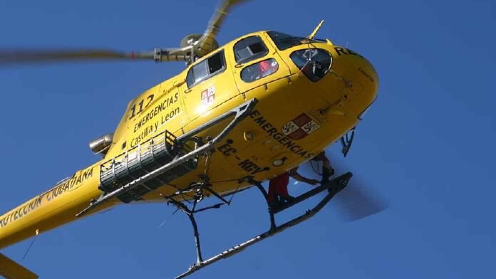 Helicoptero rescate emergencias 112 Valladolid