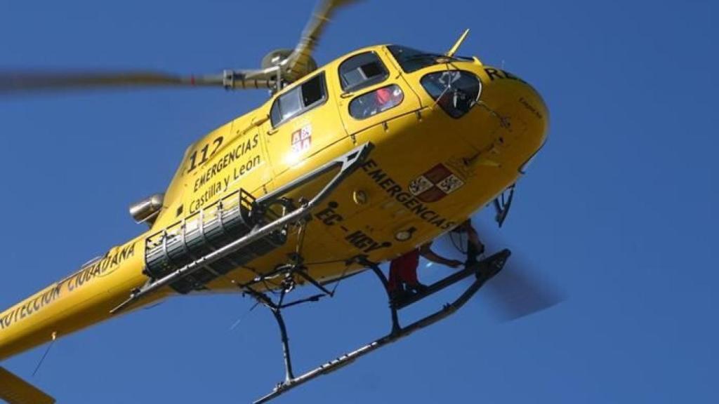 Emergency rescue helicopter 112 Valladolid