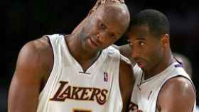 Lamar Odom y Kobe Bryant
