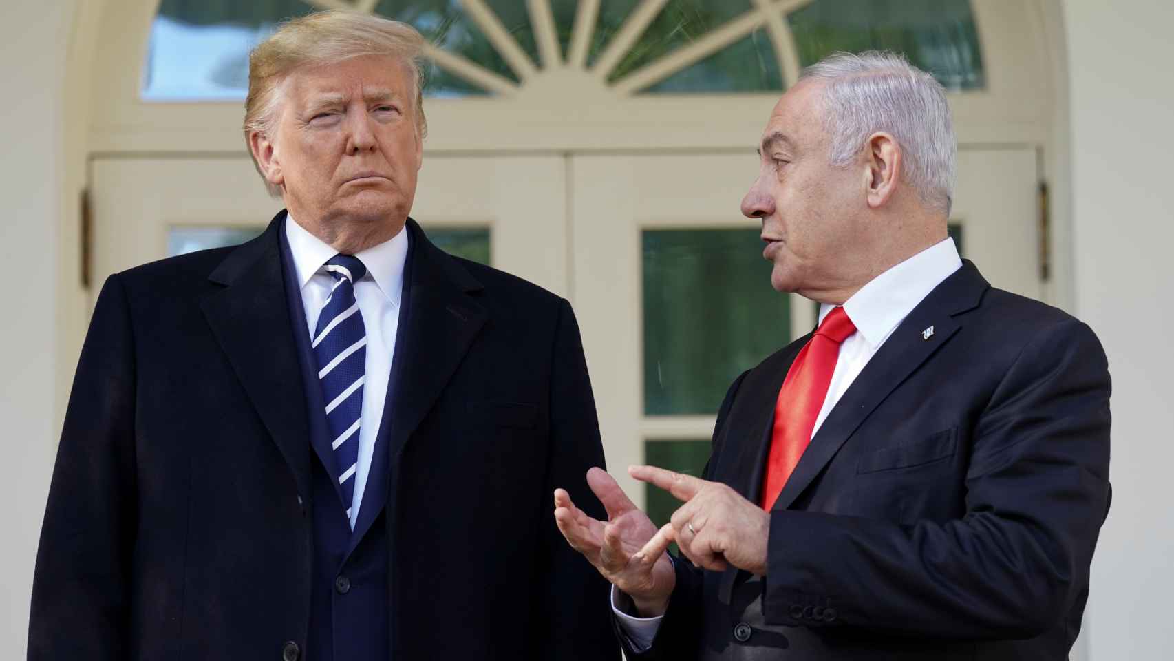 Trump y Netanyahu este lunes en la Casa Blanca