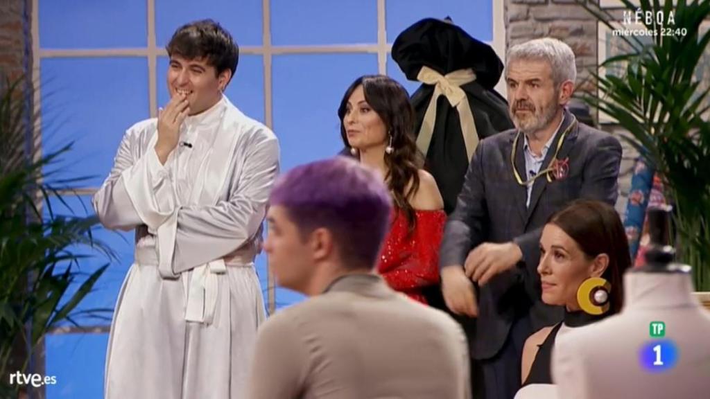 Spain, Escoté y Caprile durante la emisión del programa.
