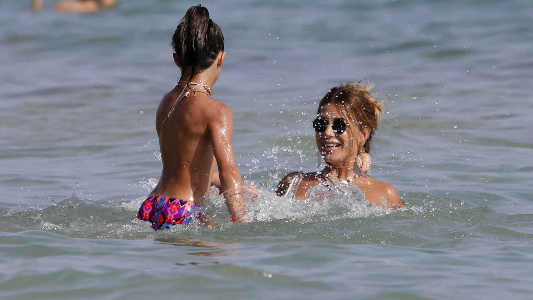 Elena Tablada y su hija Ella, en sus últimas vacaciones juntas.