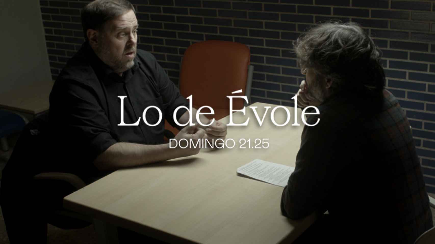 Jordi Évole y Oriol Junqueras (laSexta)