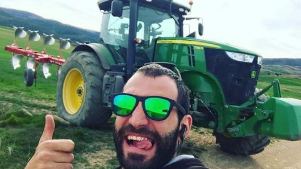 Alejandro Aguado, agricultor enfadado con la situación del campo.