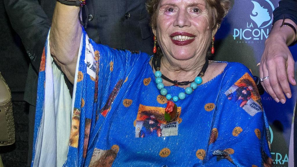 María Jiménez durante la celebración de su 70 cumpleaños.