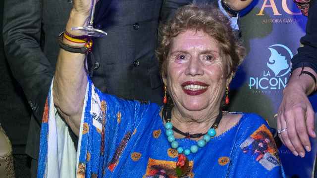 María Jiménez durante la celebración de su 70 cumpleaños.