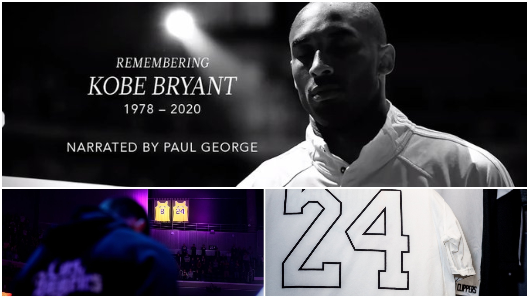 El homenaje de los Clippers a Kobe Bryant
