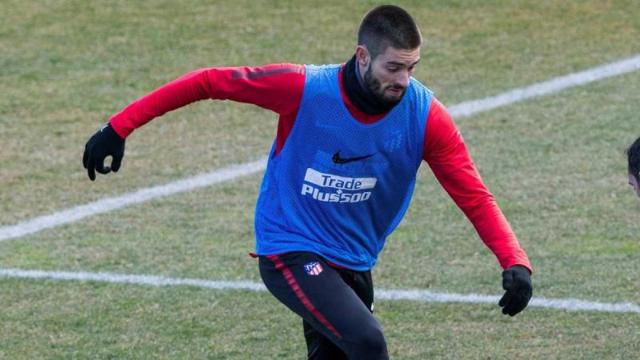 Carrasco se entrena con el Atleti