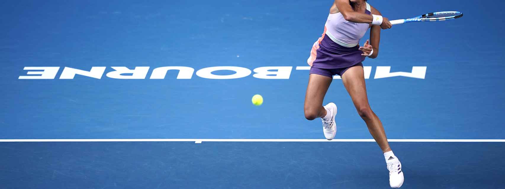 Garbiñe Muguruza, en el Open de Australia