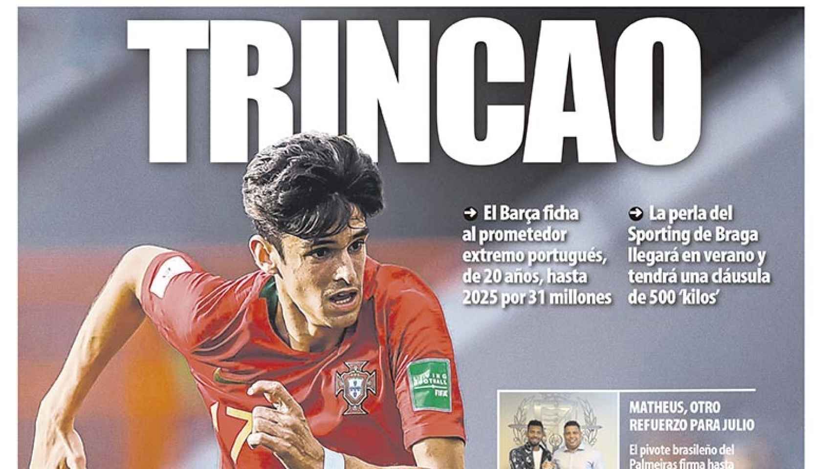 La portada del diario Mundo Deportivo (01/02/2020)