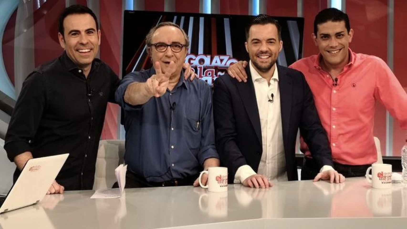 Felipe del Campo junto a Pedro Pablo Parrado, Nacho Peña y Jorge Calabrés