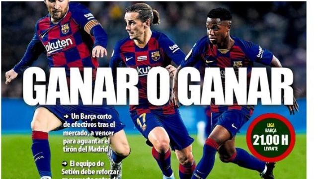 Portada Mundo Deportivo (02/02/20)