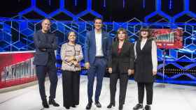 Ion Ararmendi junto a las estrellas del concurso (RTVE)