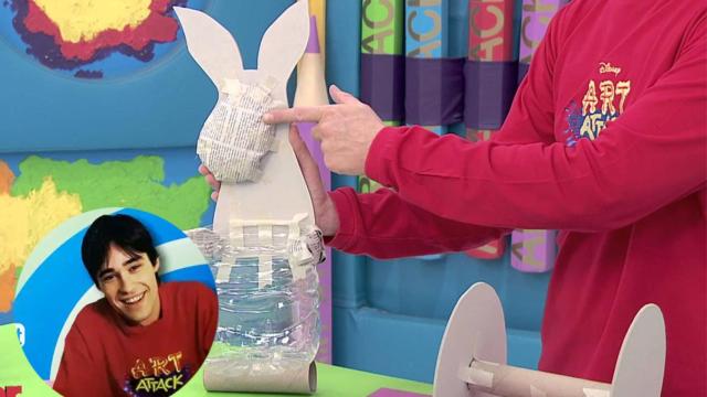 Jordi Cruz y una imagen de 'Art Attack'