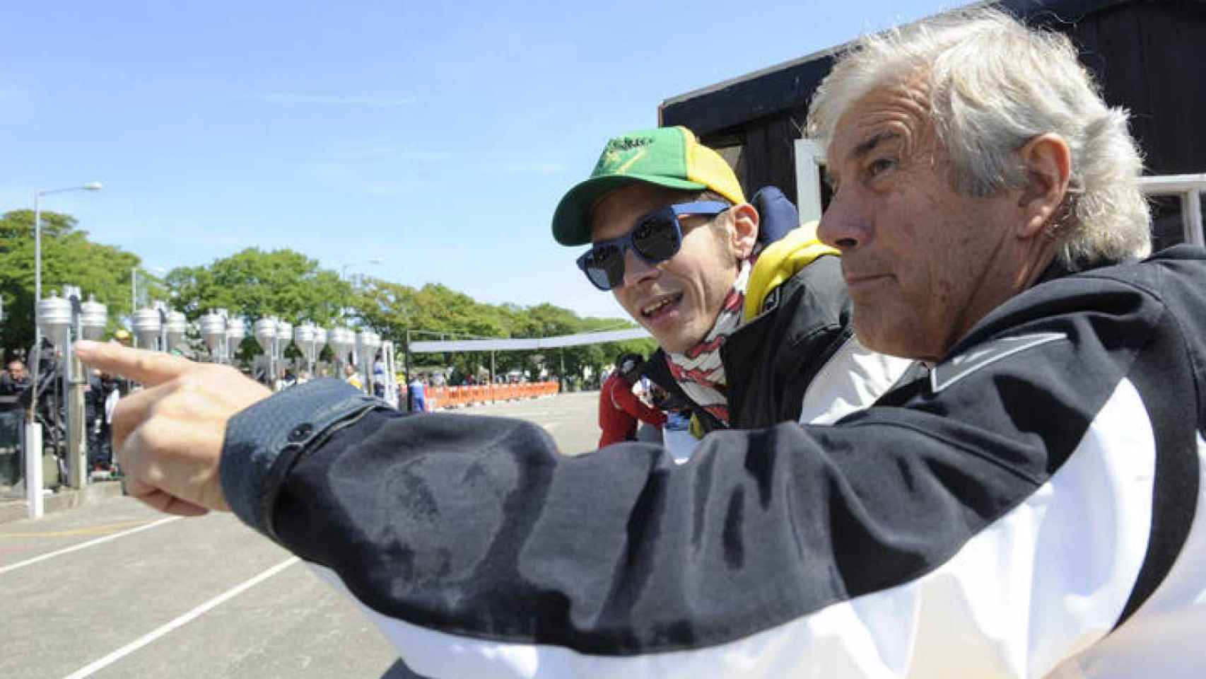 Giacomo Agostini y Valentino Rossi