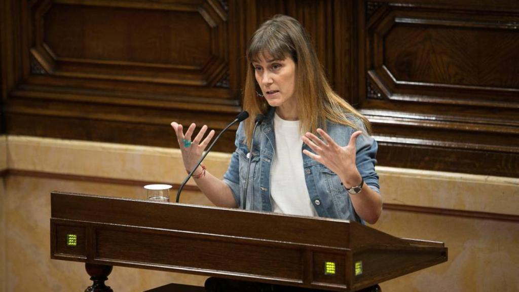 La líder de los 'comuns' en el Parlament, Jéssica Albiach.