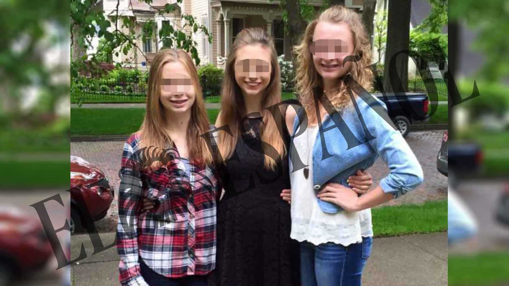Olivia, Julia y Clare, las tres hermanas norteamericanas que denunciaron ser víctimas de una supuesta agresión sexual en Nochevieja.