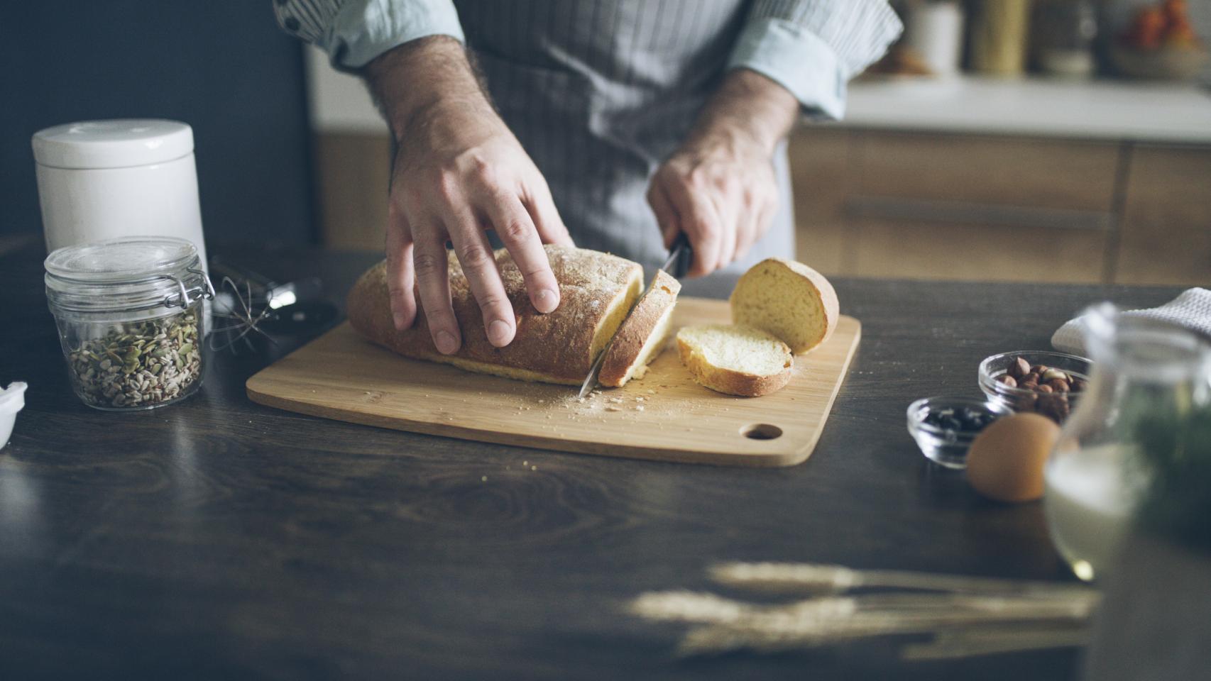 Pan francés sin gluten (panificadora Moulinex Home Bread Baguette)   Recetas de la máquina de pan, Pan sin gluten panificadora, Pan francés