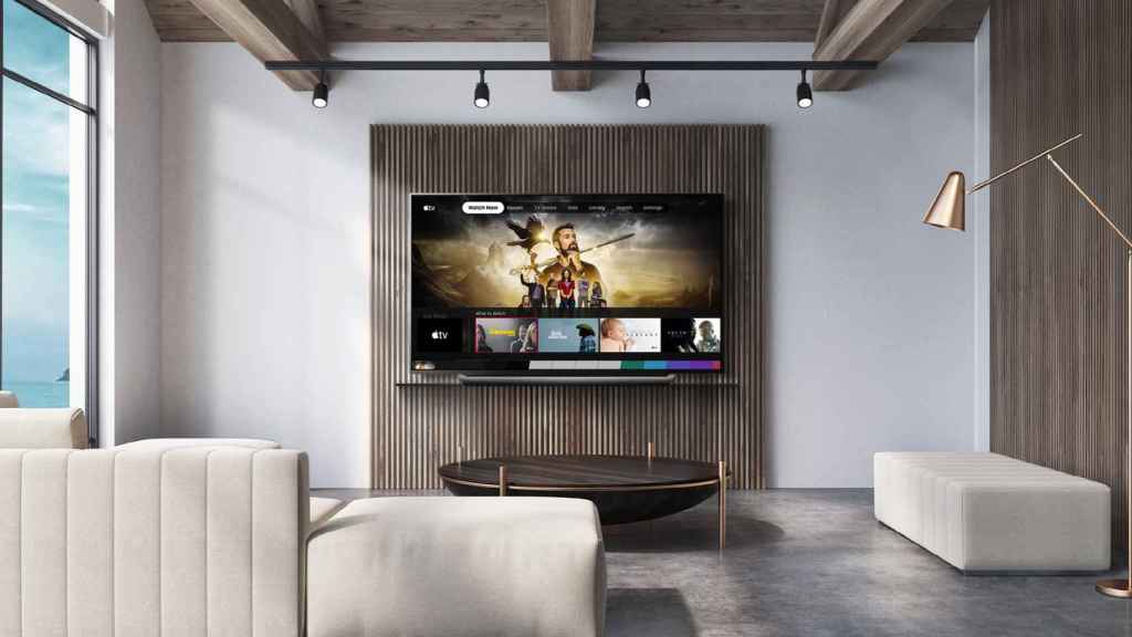 Apple TV en un televisor LG.