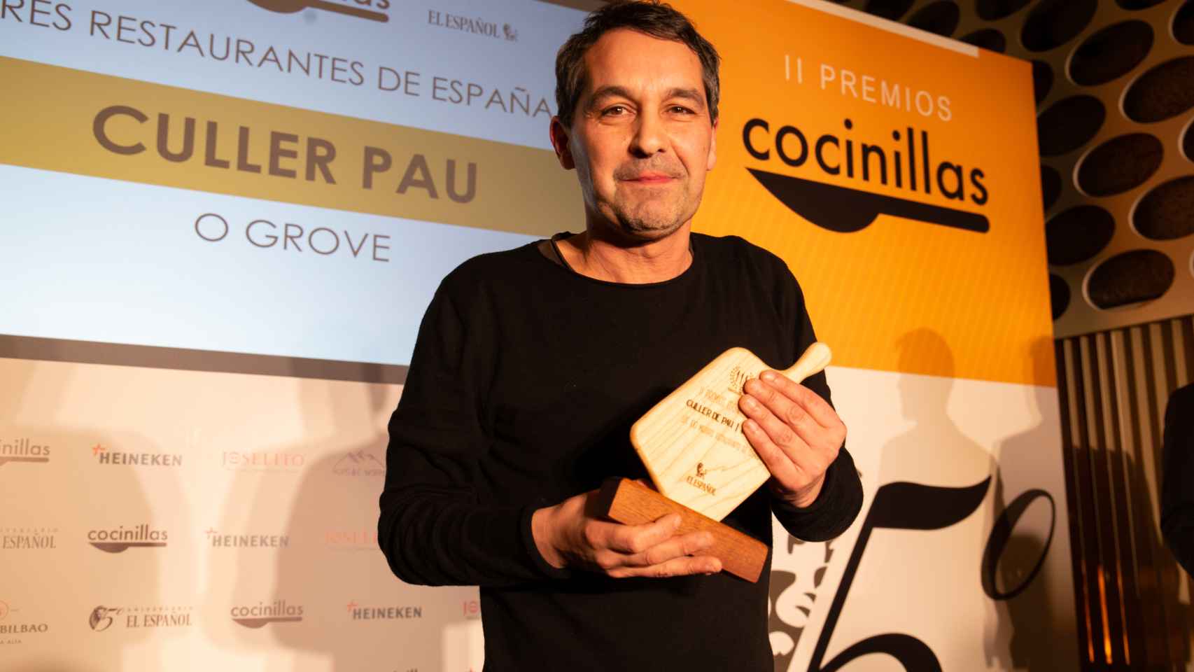Javier Olleros (Culler de Pau) recibe su Premio Cocinillas