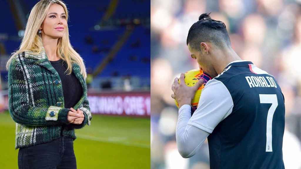 Diletta Leotta y Cristiano Ronaldo
