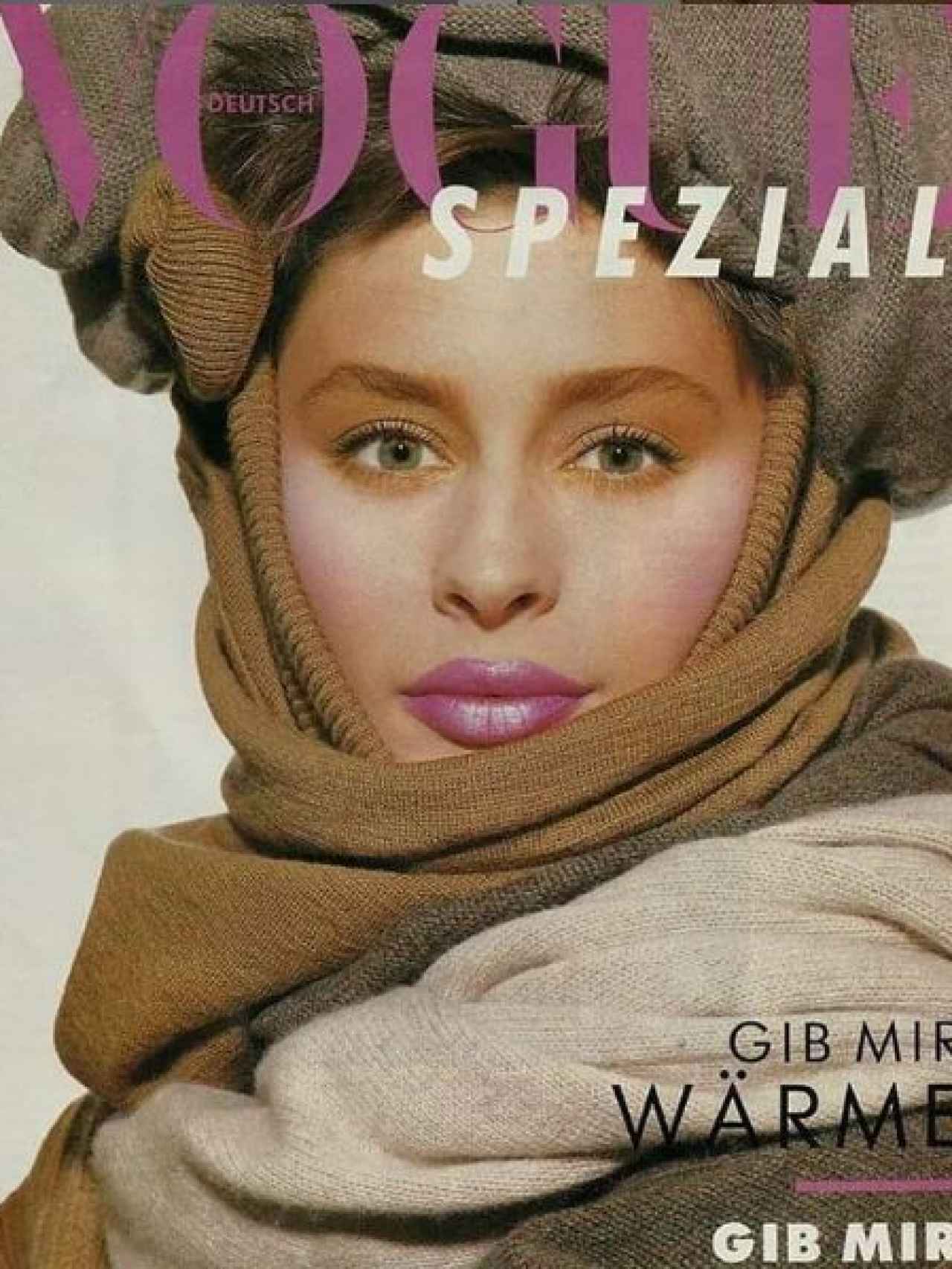 Nastasia Urbano, portada de un número especial de Vogue Alemania.