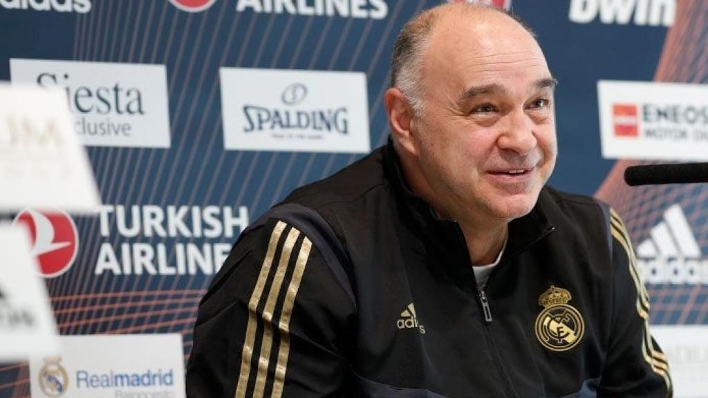 Pablo Laso, en rueda de prensa