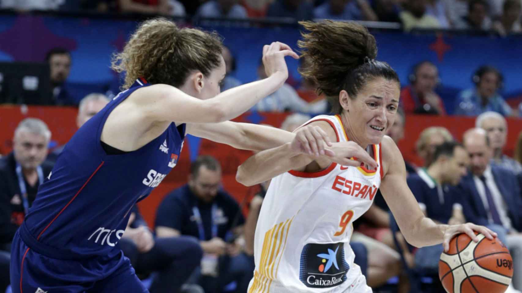 Laia Palau, durante el Eurobasket 2019