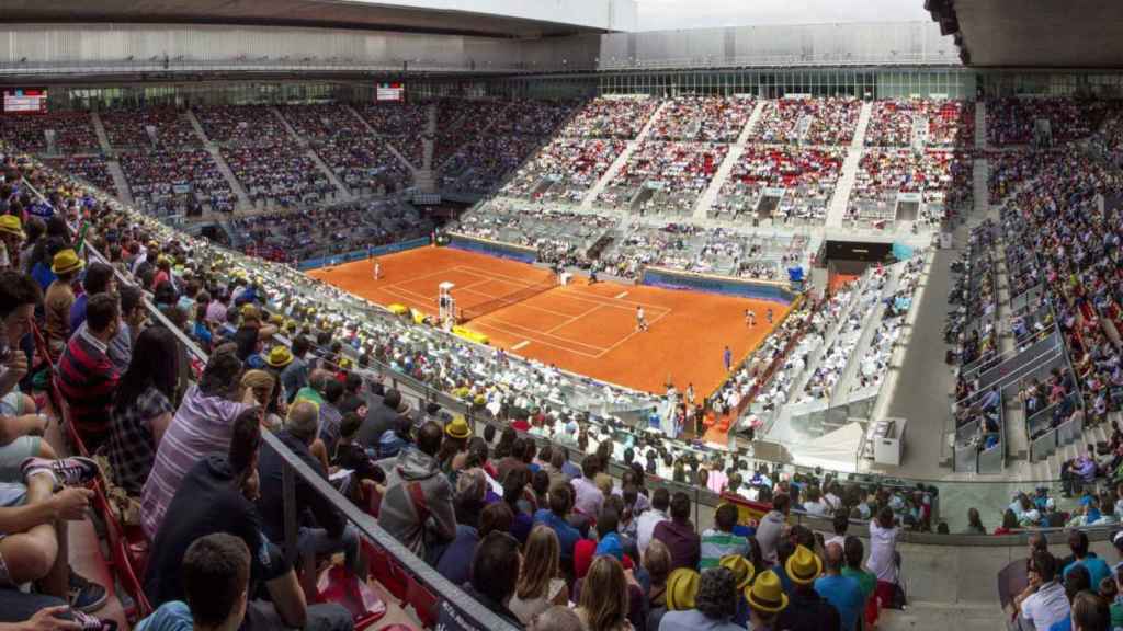 La Caja Mágica durante el Mutua Madrid Open
